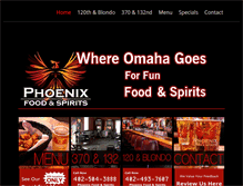 Tablet Screenshot of phoenixfoodandspiritsomaha.com